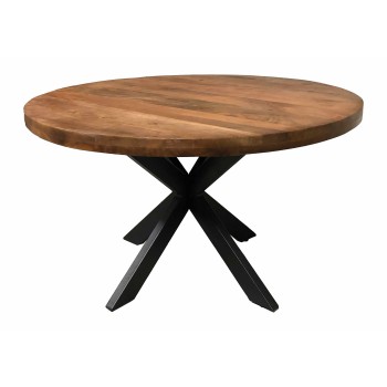 Eetkamertafel Wehl 140 cm rond, Spinpoot