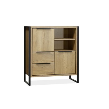 Barkast Cairo | 2 Dr/2La/2 Open | Lamulux Natur