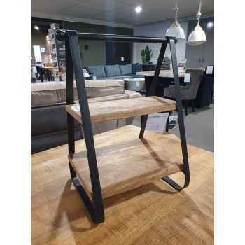 Etagère Geleen | Mangohout met metaal