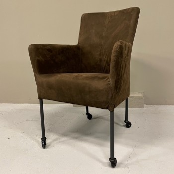 Set van 6 eetkamerstoelen Suske Special Leather Natura Maron 