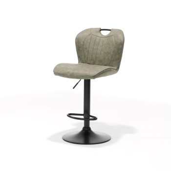 Barkruk Cordoba Olive | Draaibaar + Verstelbare hoogte