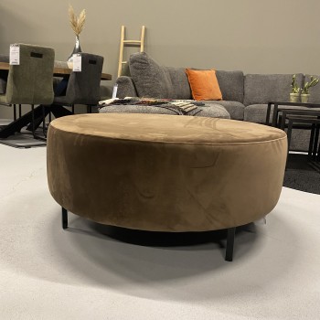 Hocker Paris Ø 100 cm  | Bruin | UrbanSofa