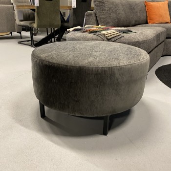 Hocker Paris Ø 80 cm | Antraciet | UrbanSofa