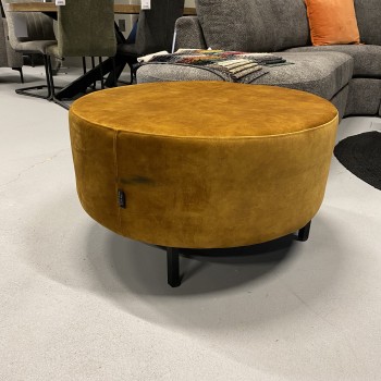 Hocker Paris Ø 80 cm| Geel | UrbanSofa