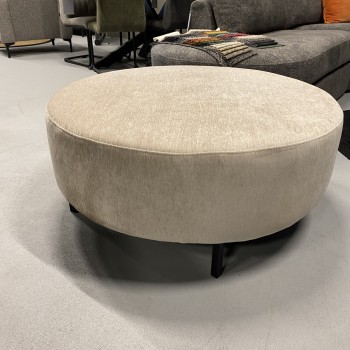 Hocker Paris Ø 100 cm | Beige, wit | UrbanSofa
