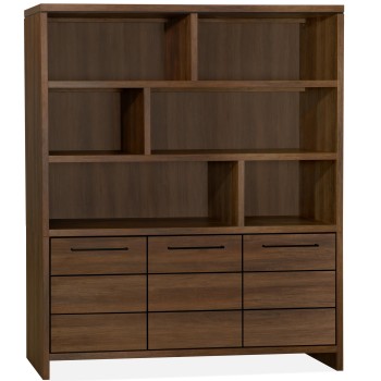 Wandkast Senson | 3 deurs | Lamulux Dark Almond