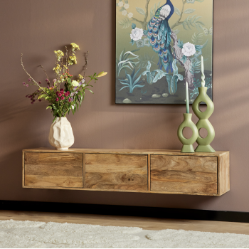 Tv-meubel Vision | Zwevend | Naturel