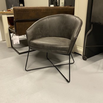 Fauteuil Britisch | Antraciet | Afrika Leder