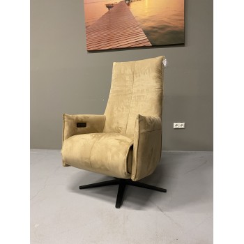 Relaxfauteuil Cordoba| Stof | Nubuk Beige S2