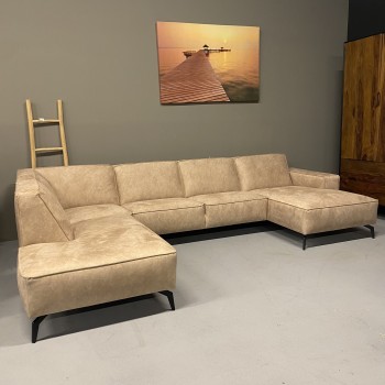 U-Bank Stratos | Open eiland Links + hoek + 2 zits + Chaiselong | 