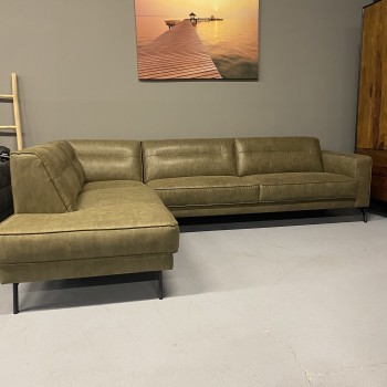Hoekbank Vegas OEL + 3 zits arm recht| L60 Senegal | Olive