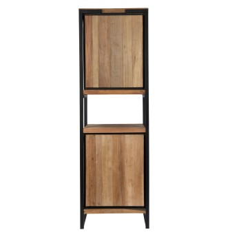 Smalle hoge kast Harlem | 2 drs | 60 x 40 x 190  | Mixed wood