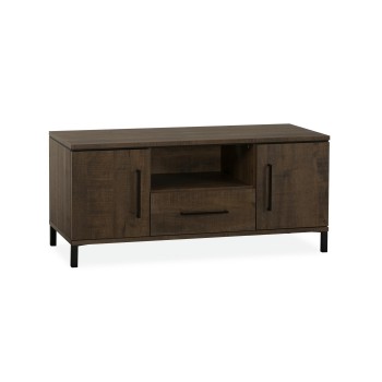 Tv-dressoir Melle Klein | 2 Deurs 1 Lade | Lamulux Dark Mango