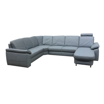 U-bank Renan | 2 zits + Hoek + 2,5 zits + Longchair | Leder