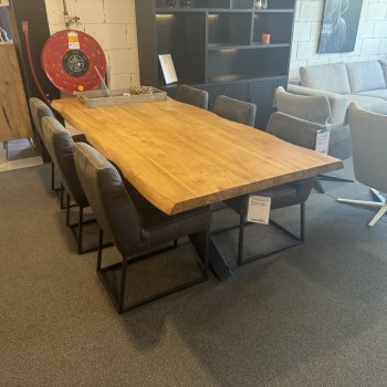 Eetkamerstoel Leah | Set van 6 | L60 | Senegal super black