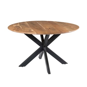 Eetkamertafel Oslo Round Acasia 120 cm
