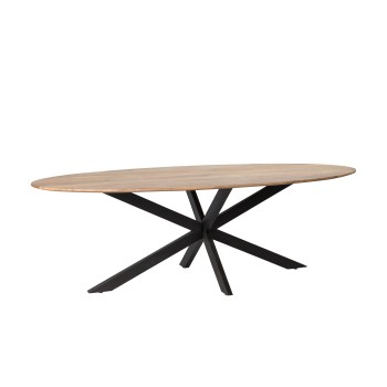 Eetkamertafel Oslo Oval Acasia 160cm